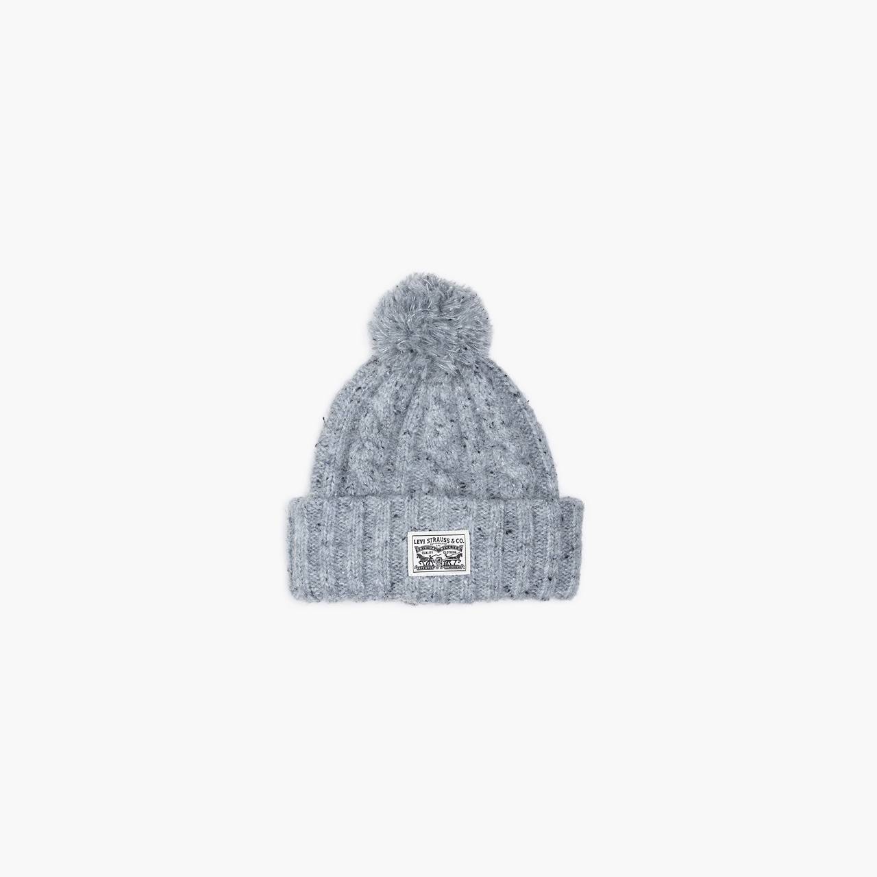 BACKPATCH POM POM BEANIE - 1