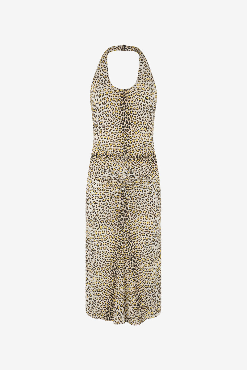 Pop Jaguar Print Midi Dress 1
