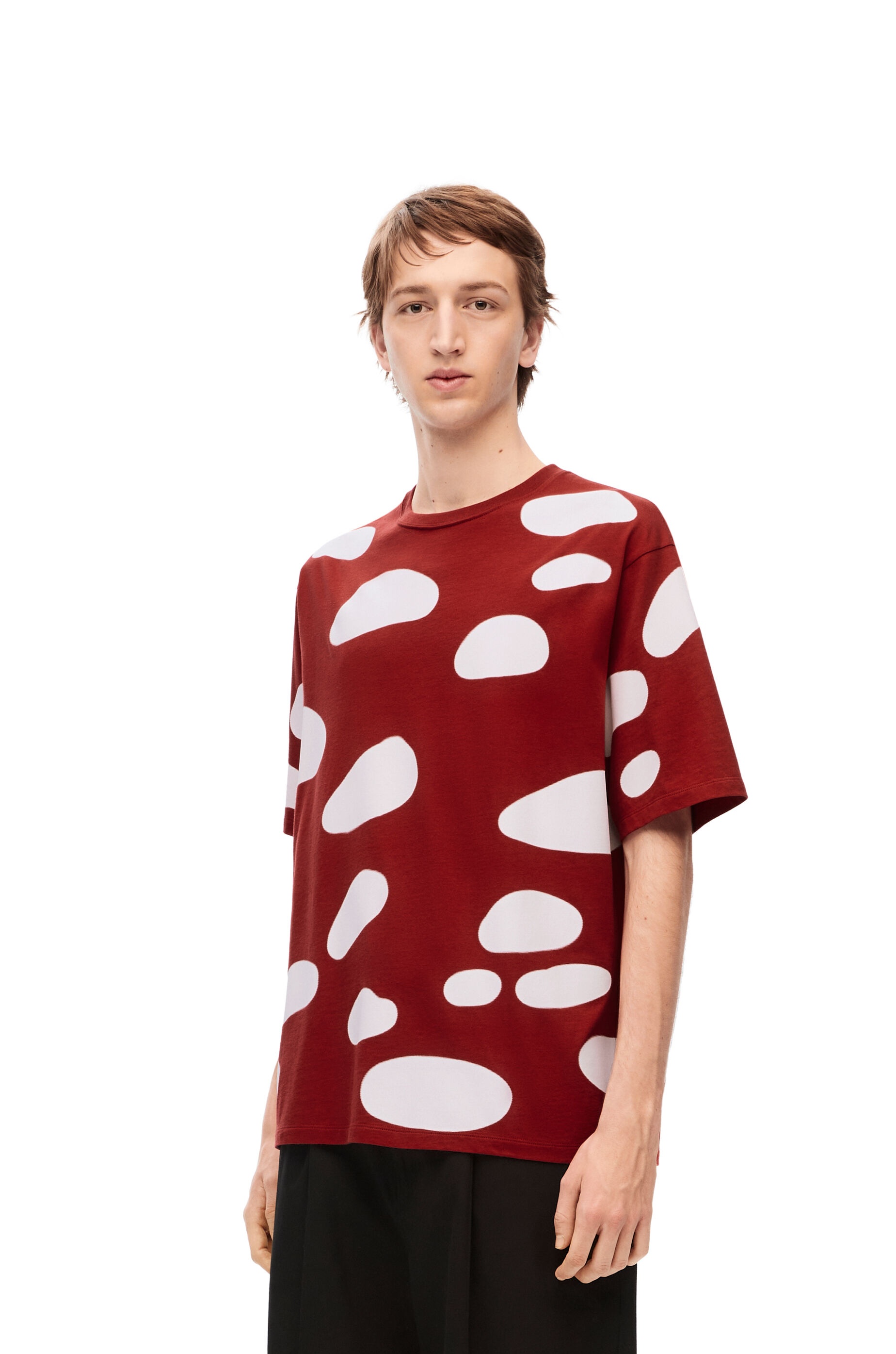 Mushroom loose fit T-shirt in cotton - 3