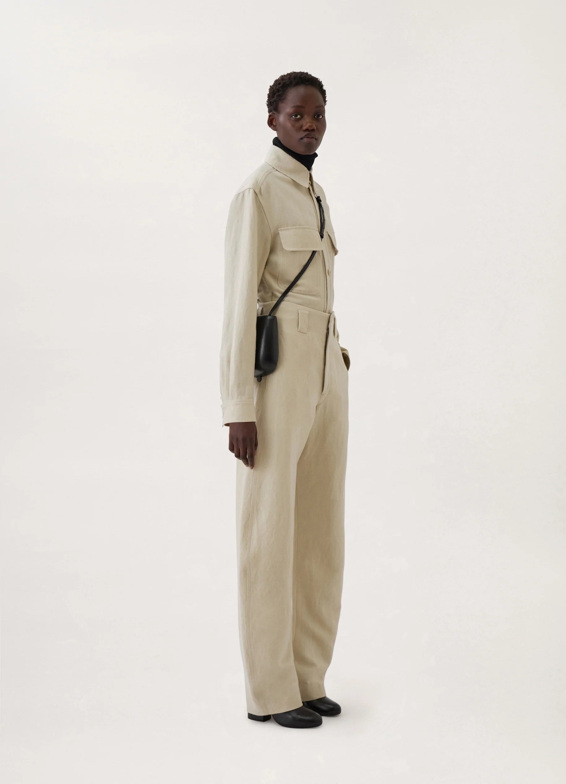 CURVED PANTS
LINEN WOOL - 4