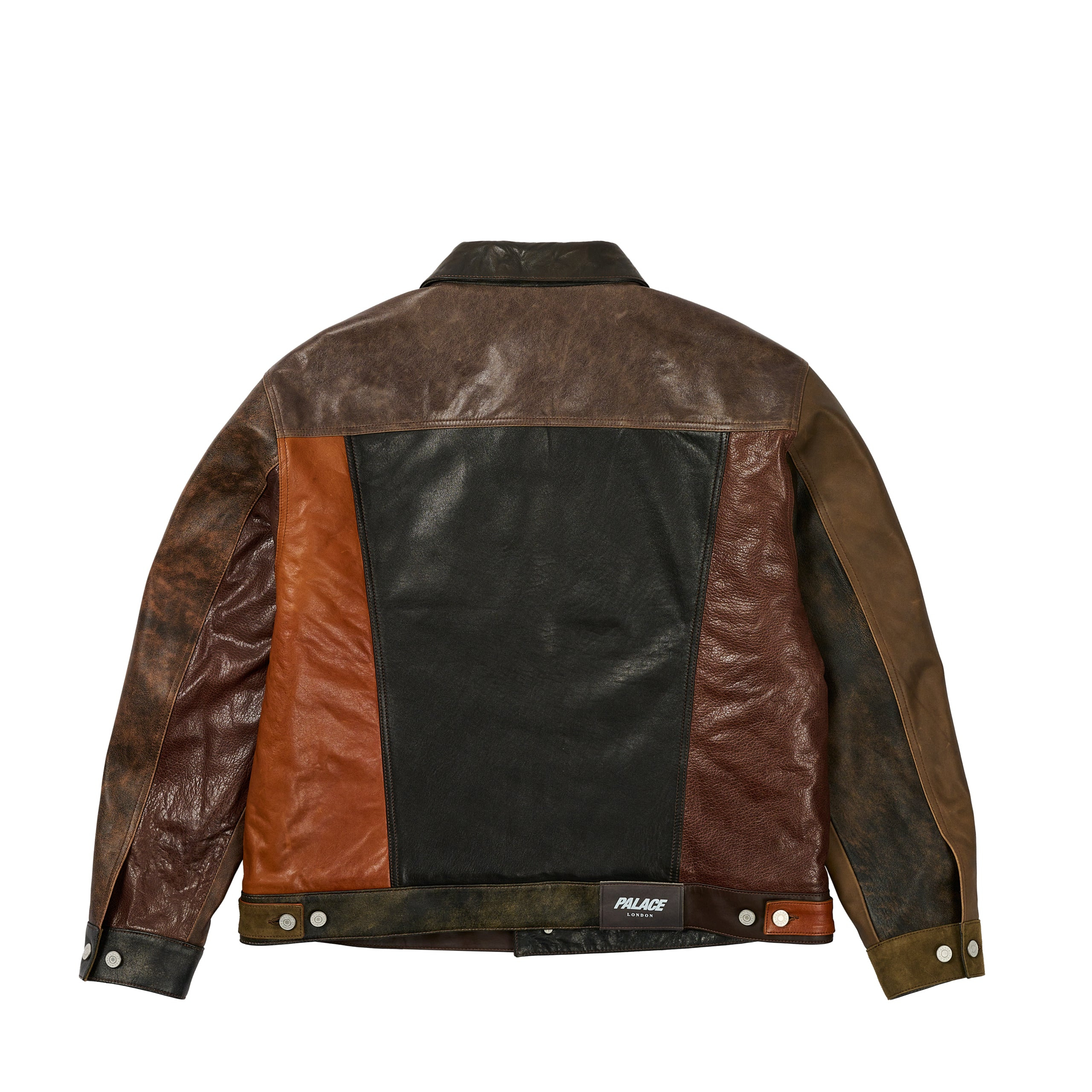 PATCHY LEATHER JACKET MULTI - 3