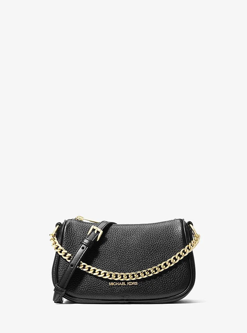 Carmela Small Pebbled Leather Convertible Crossbody Bag - 1