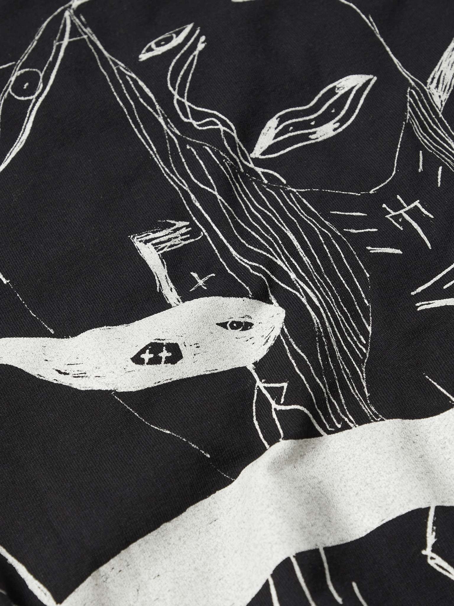 Jason's Printed Cotton-Jersey Zip-Up Hoodie - 3