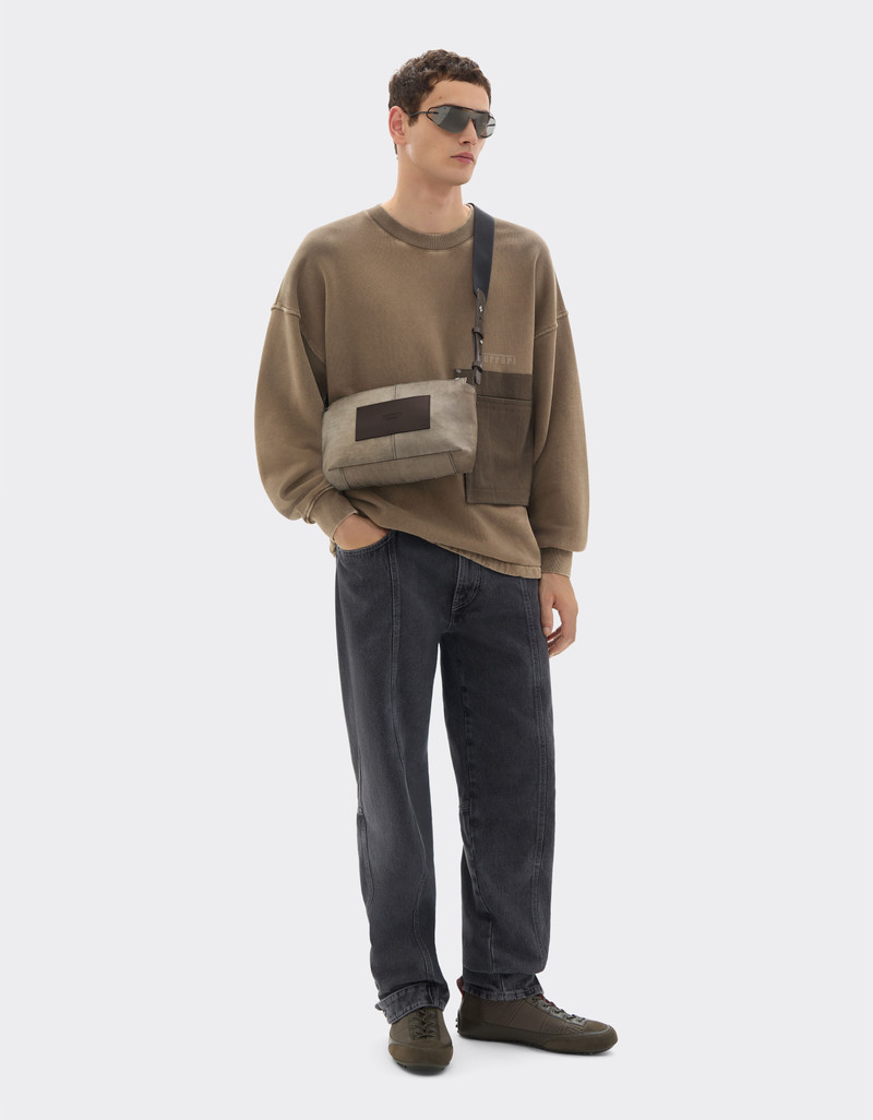 Ferrari Crossbody bag in nylon outlook