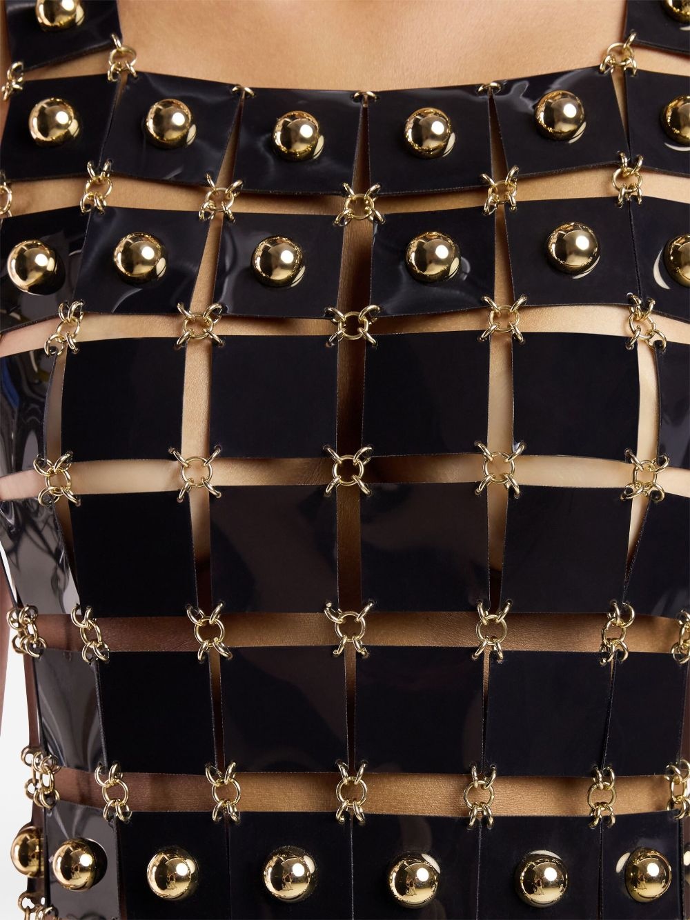stud-detailed minidress - 7