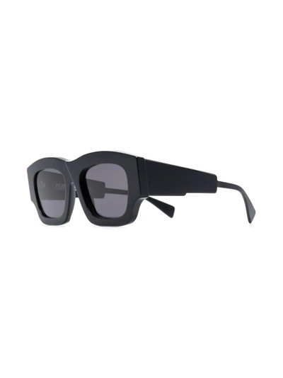 Kuboraum square thick-frame sunglasses outlook