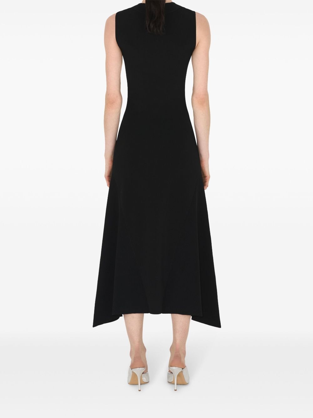 Claudia scoop-neck midi dress - 4