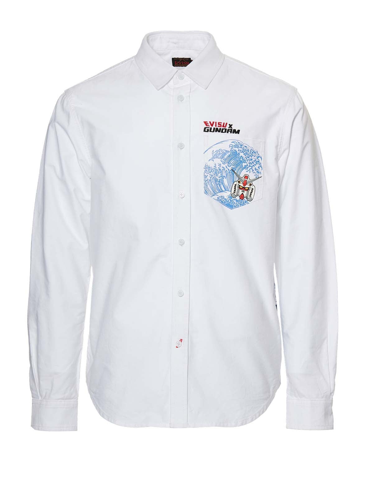 Seagull-inserted RX-78-2 GUNDAM Printed Shirt - 7