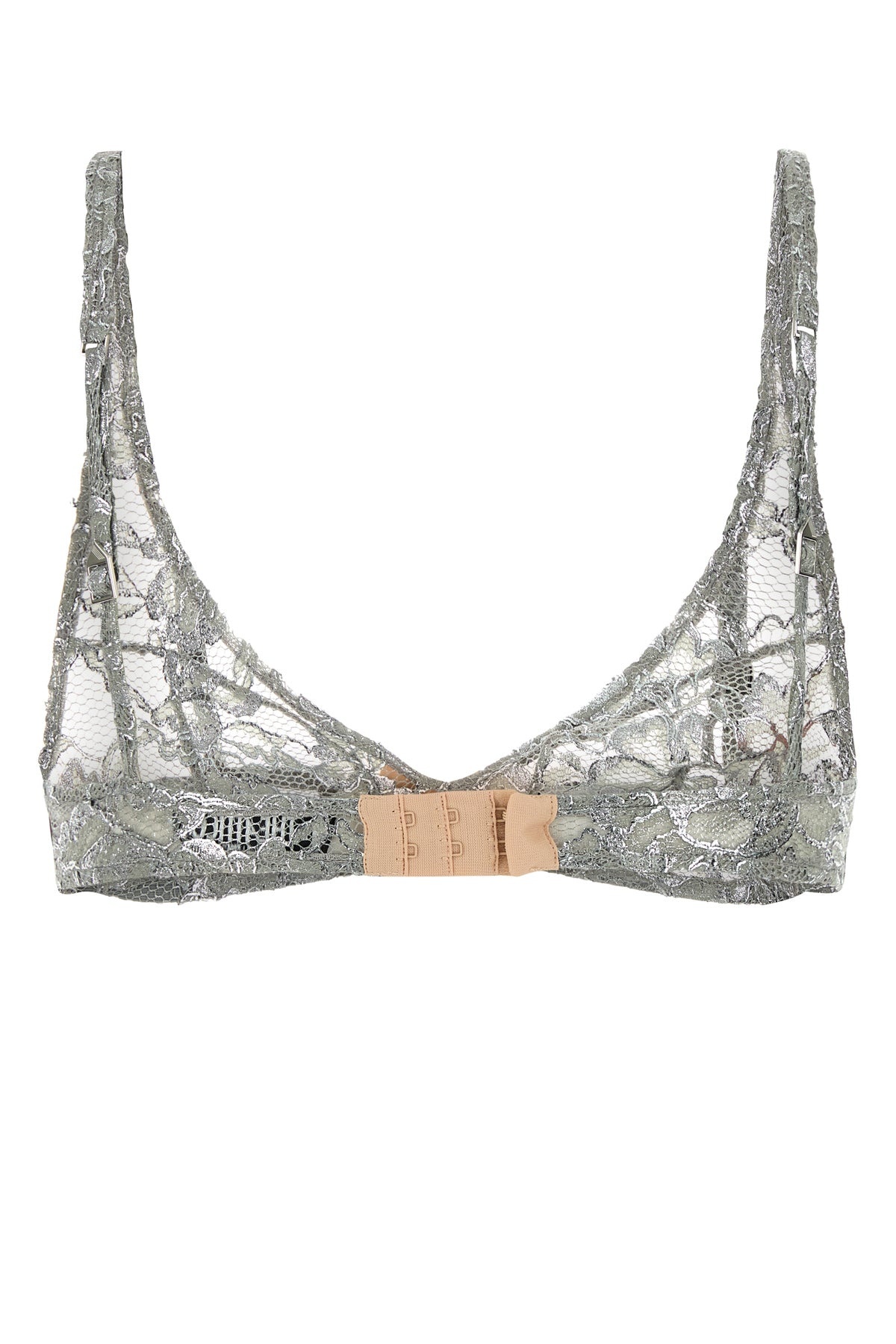Grey lace bra - 2