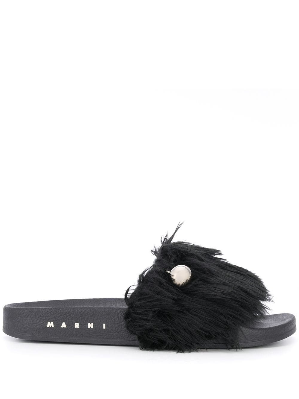 faux fur sliders - 1