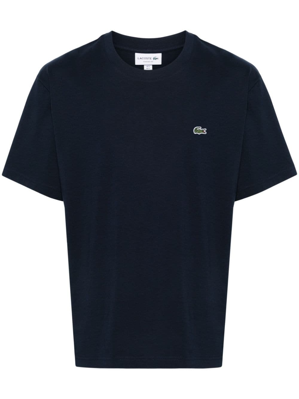 logo-patch cotton T-shirt - 1