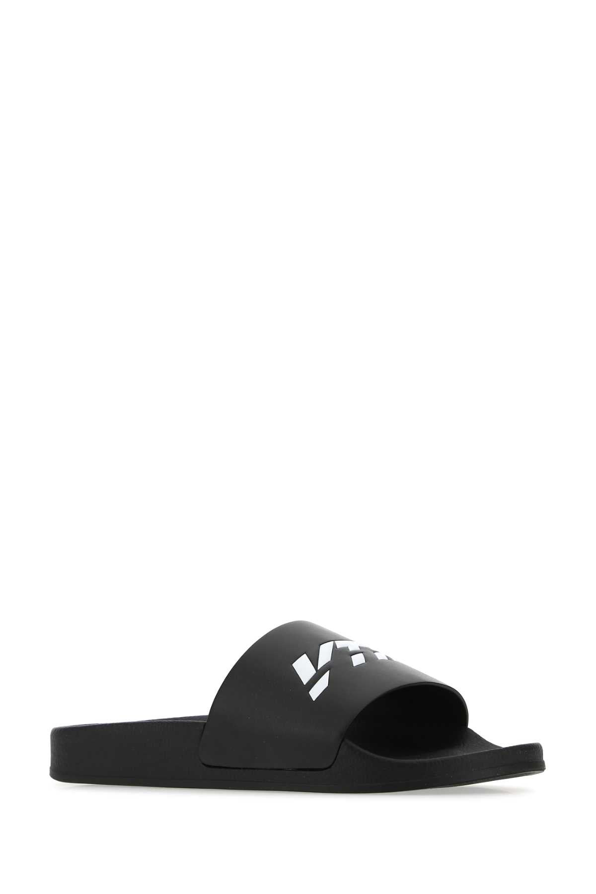 VTMNTS - Vtmnts Men Black Rubber Slippers - 2
