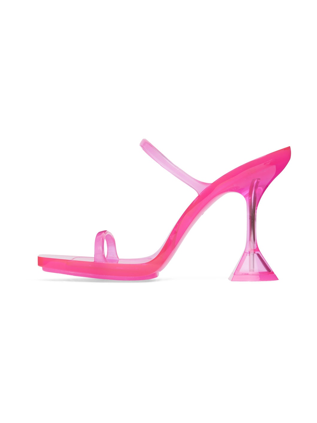Pink Brito Slipper Heeled Sandals - 3