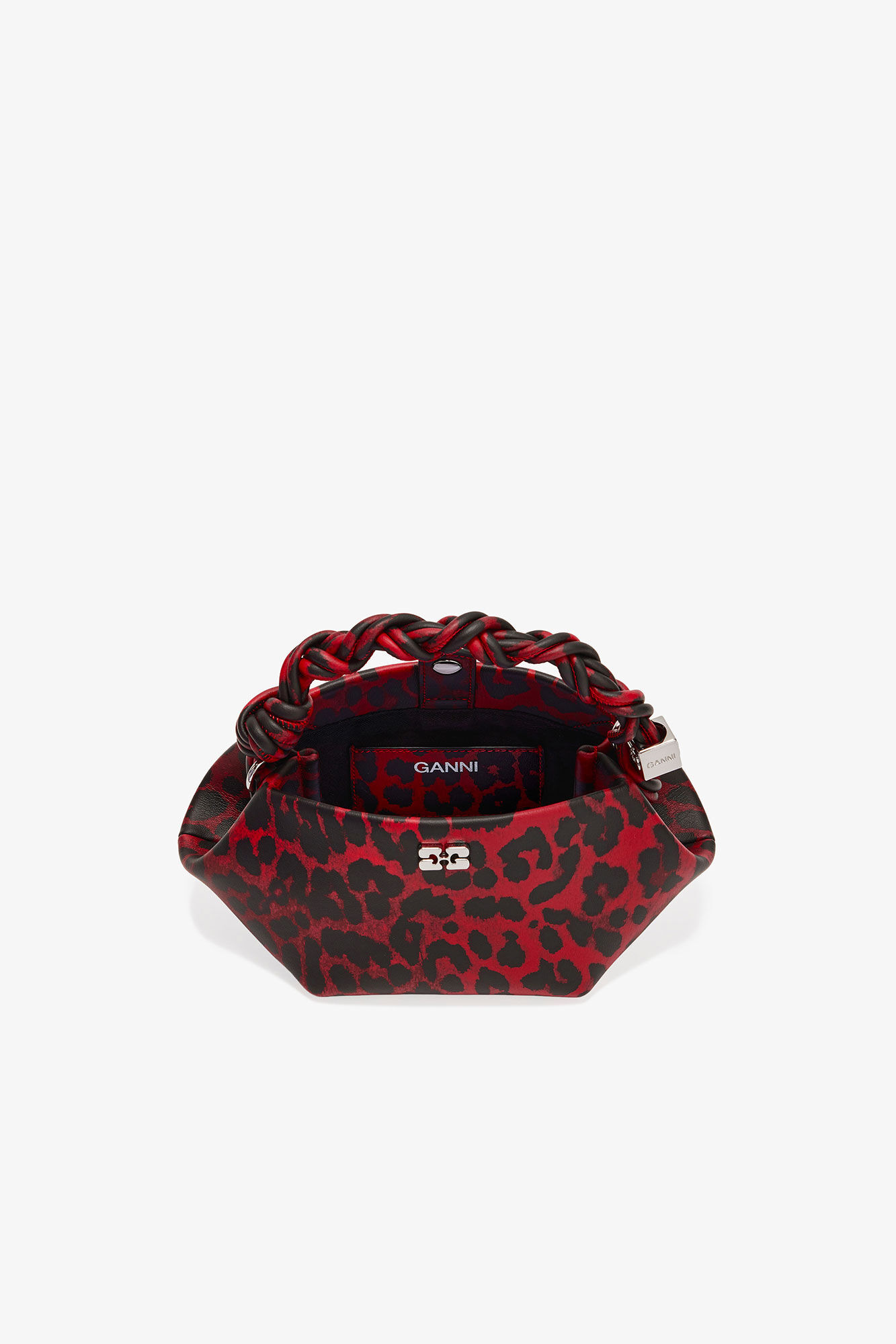RED LEOPARD MINI GANNI BOU BAG - 3