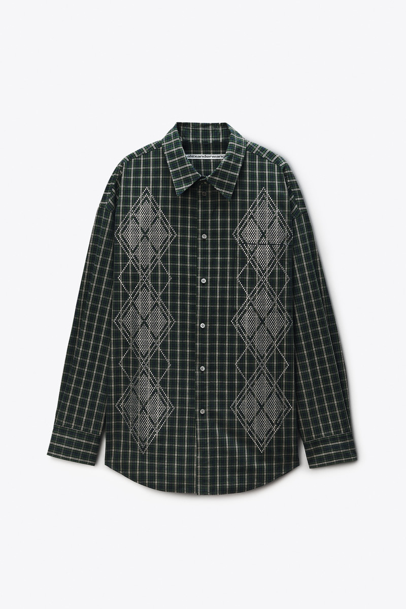 Argyle Hotfix Shirt Oversized 1