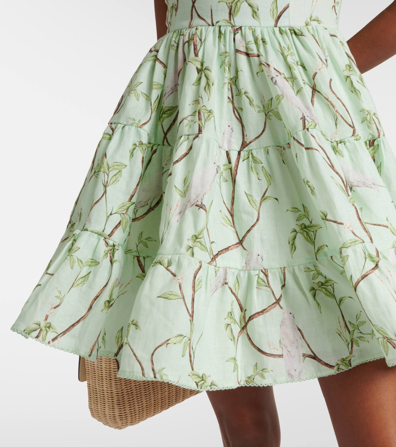 Lima printed linen minidress 5