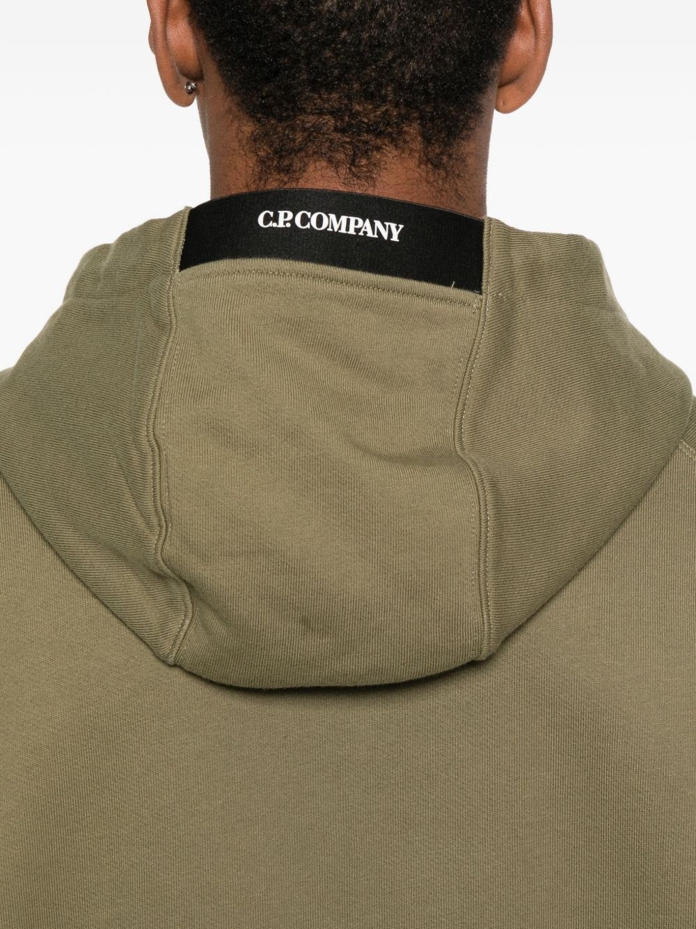 pocket-detail hoodie - 5