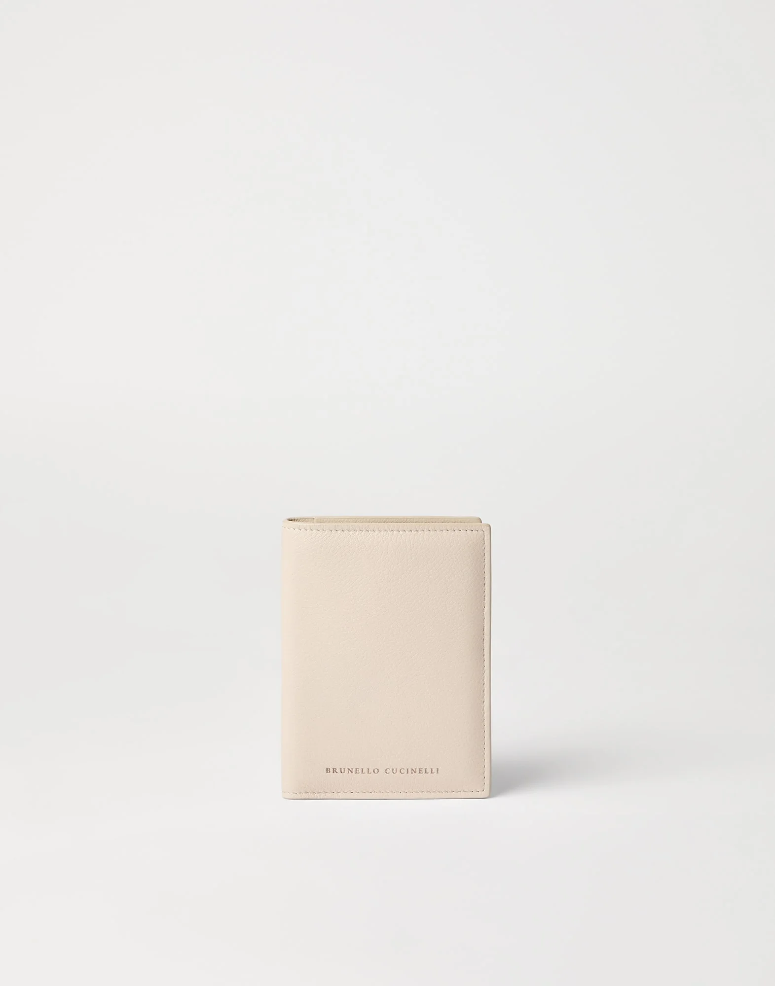 Grained leather passport holder - 1