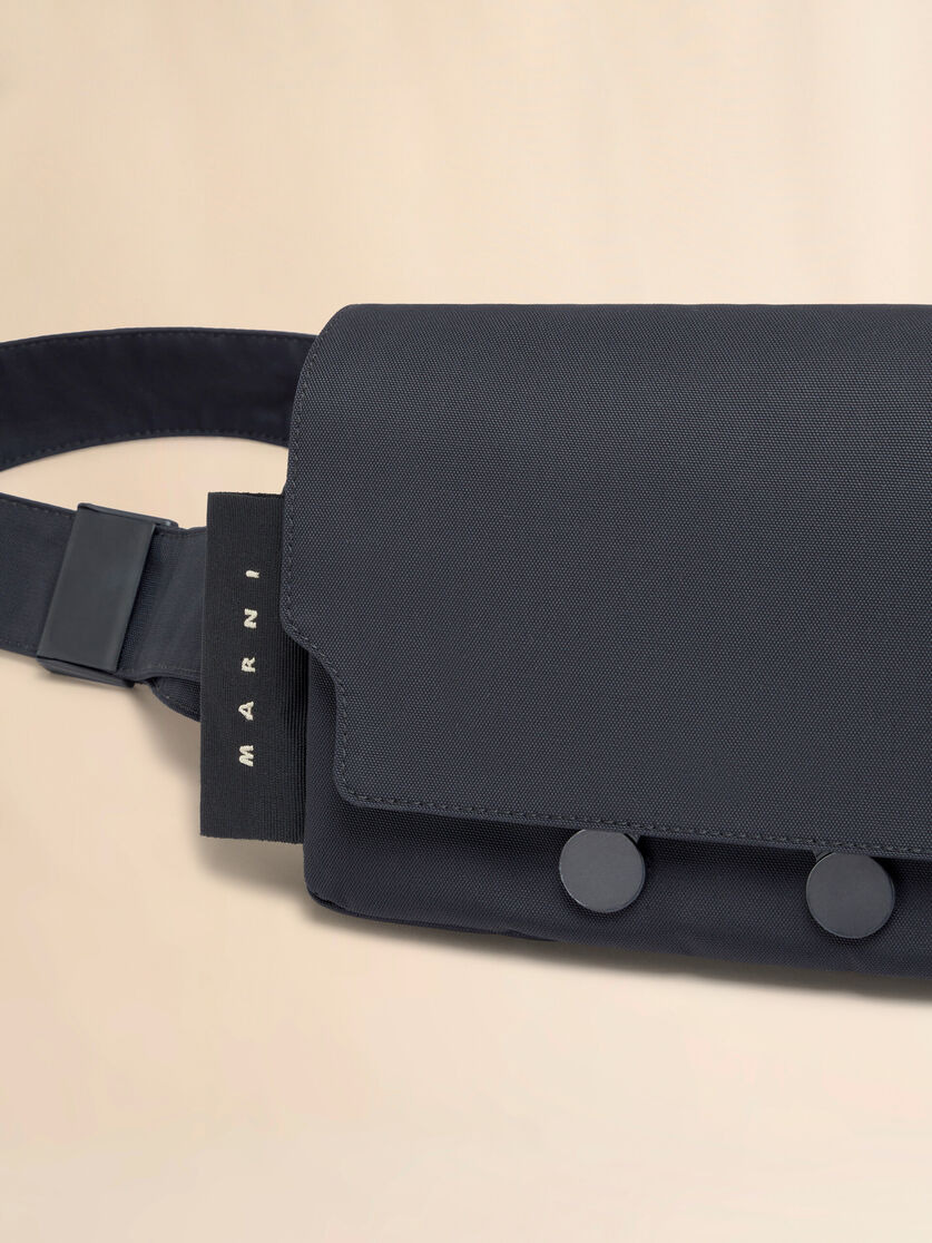 BLACK CORDURA® CITYSCAPE BELT BAG - 4