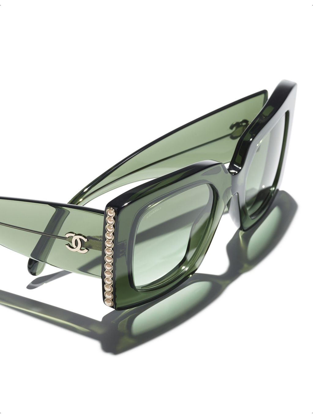 CH5480H square-frame acetate sunglasses - 4