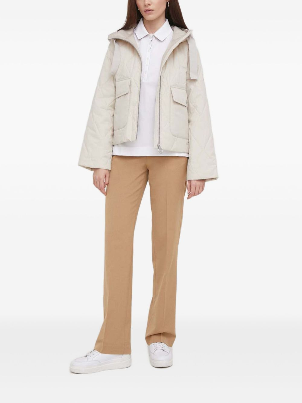 quilted hooded jacket - 2