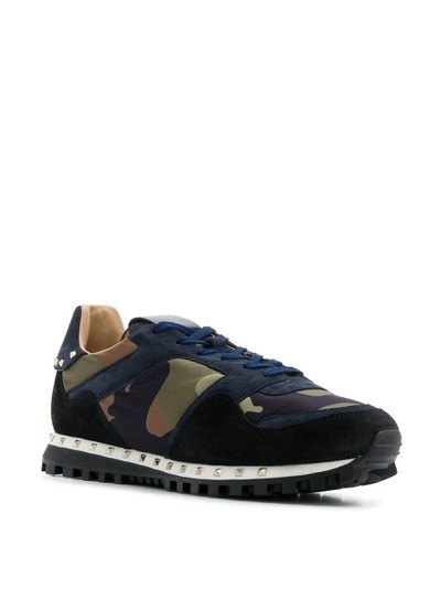 Valentino camouflage sneakers outlook