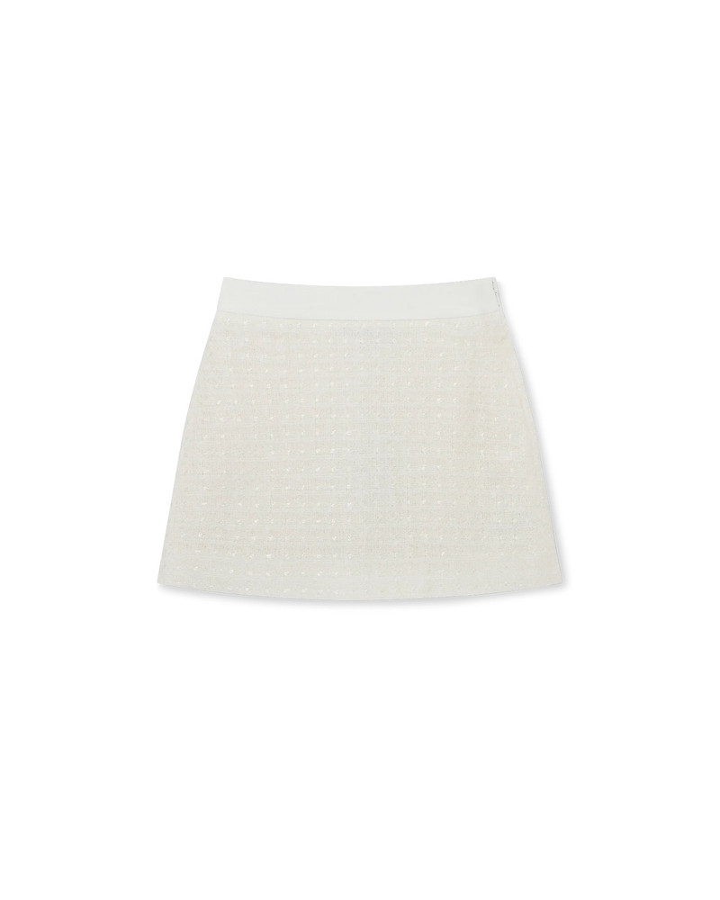 Tweed Mini Skirt - 1