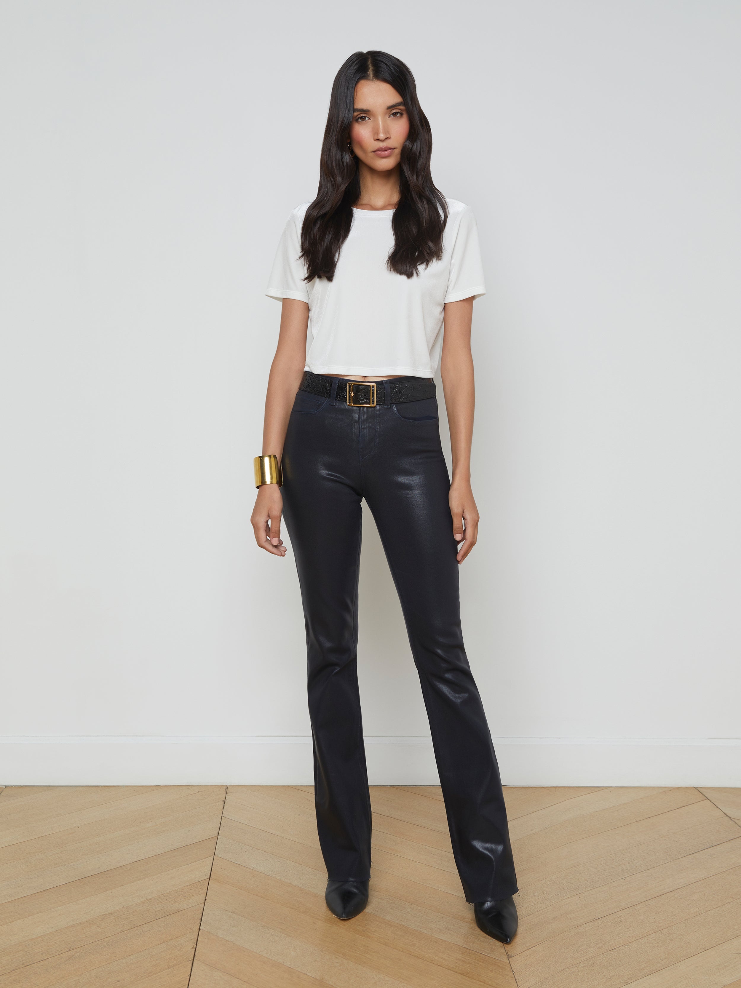 Ruth Coated Straight-Leg Jean - 2