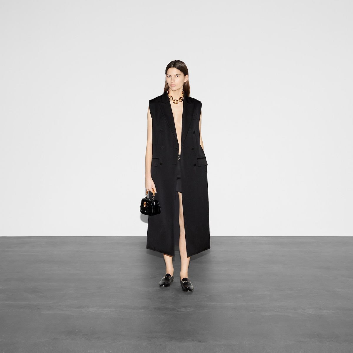 Wool long vest - 2
