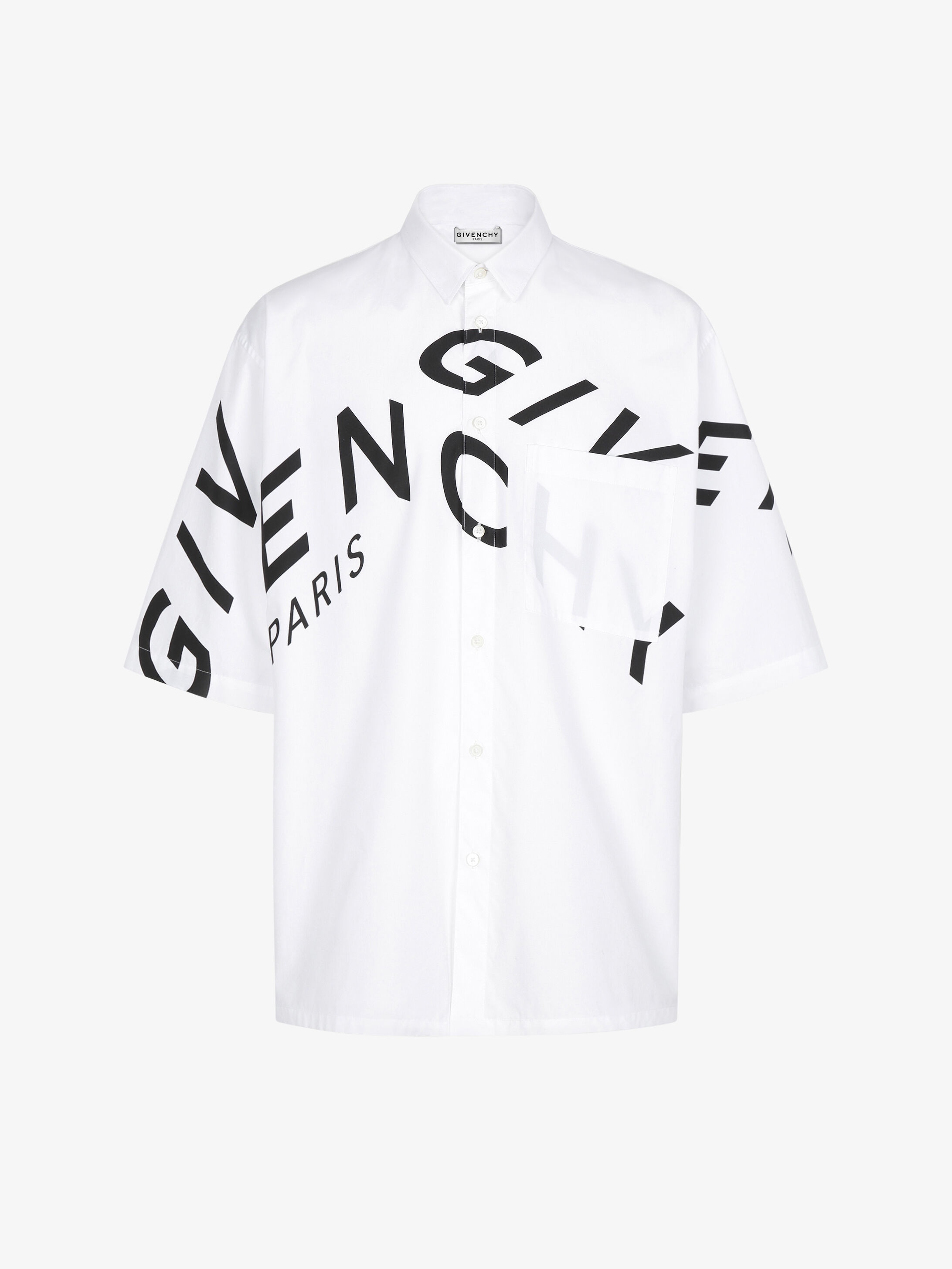 GIVENCHY Refracted printed shirt in cotton - 1