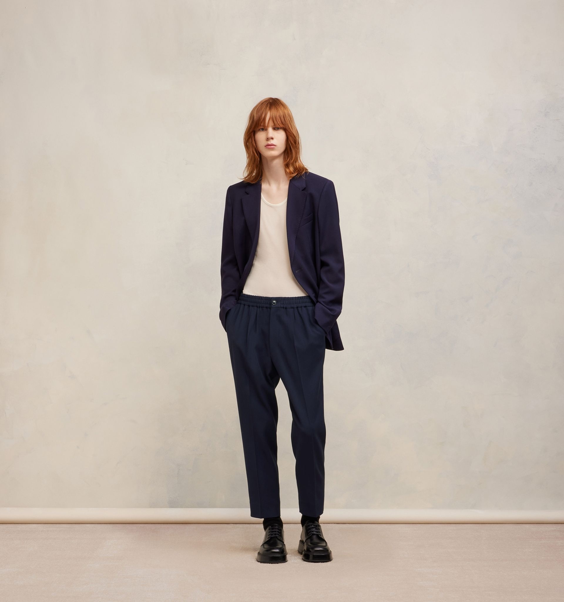 Elasticated Waist Cropped Fit Trousers - 3