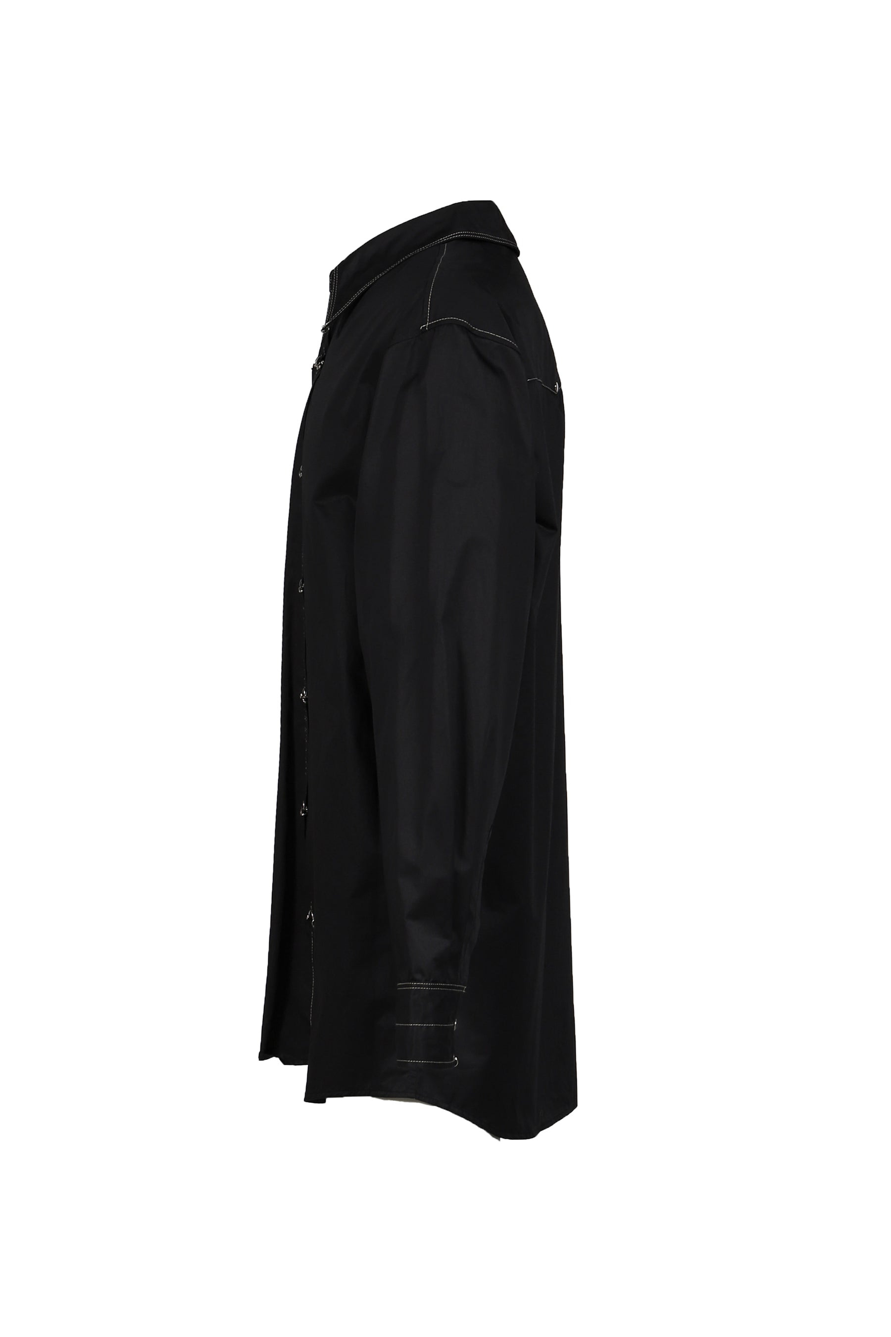EMBELLISHED METAL SHIRT / BLK - 7