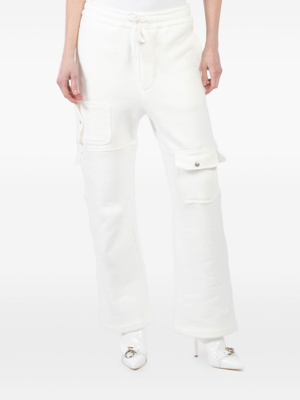 jersey cargo trousers - 1