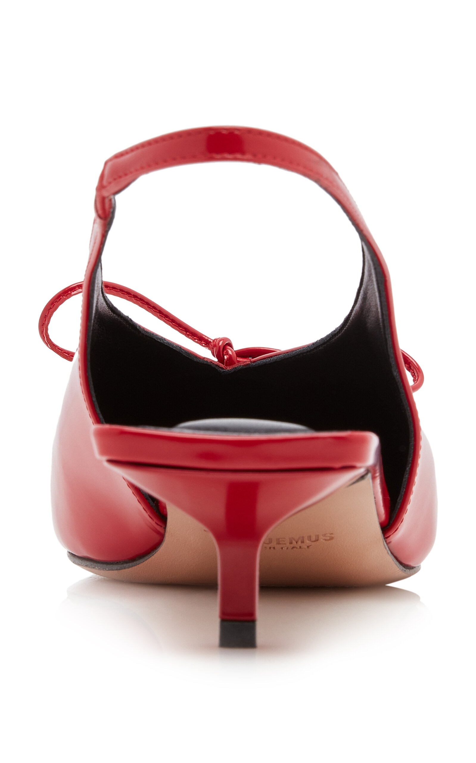 Cubisto Leather Slingback Pumps red - 4