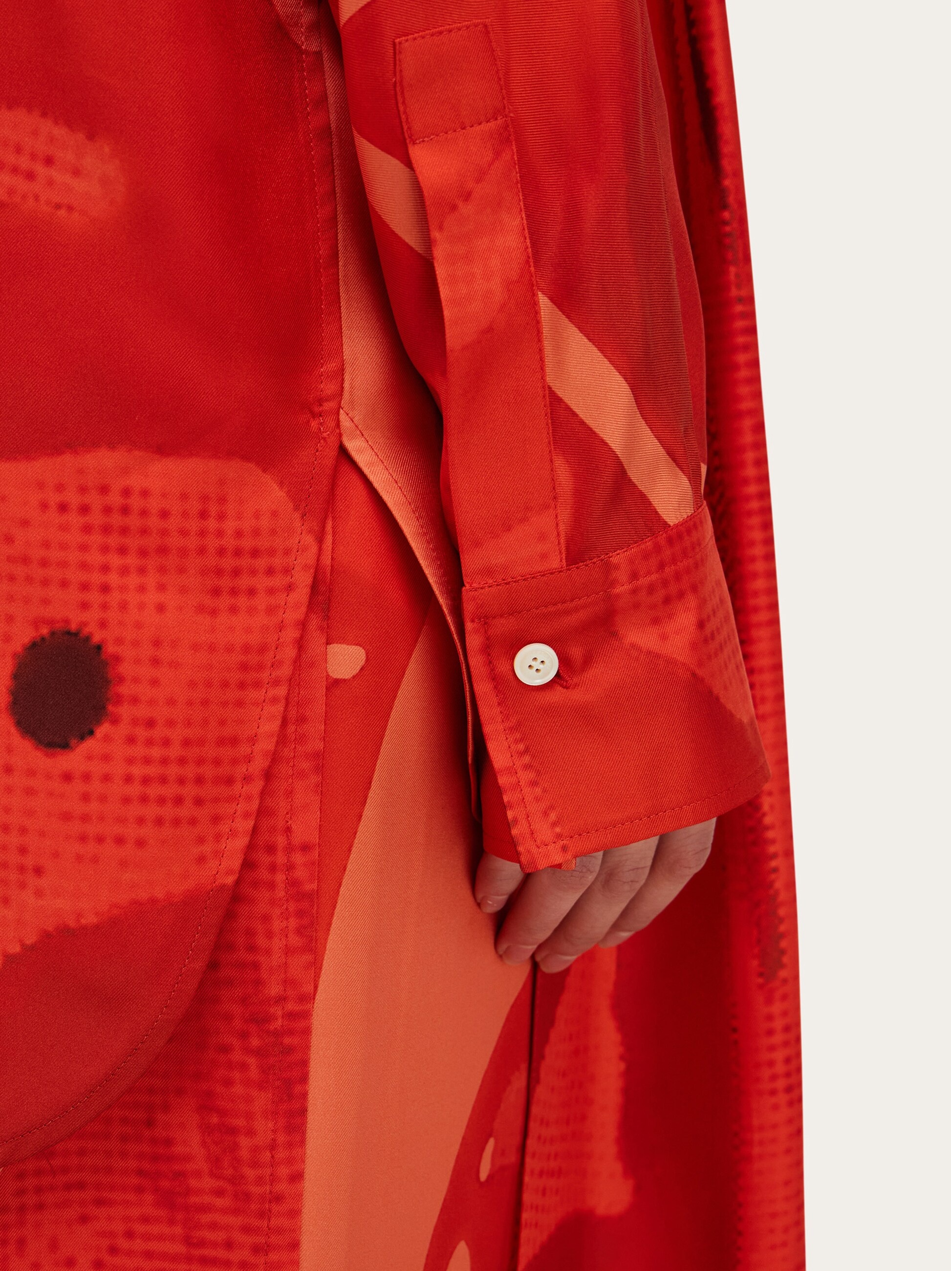 Silk shirt with sash detail - 6