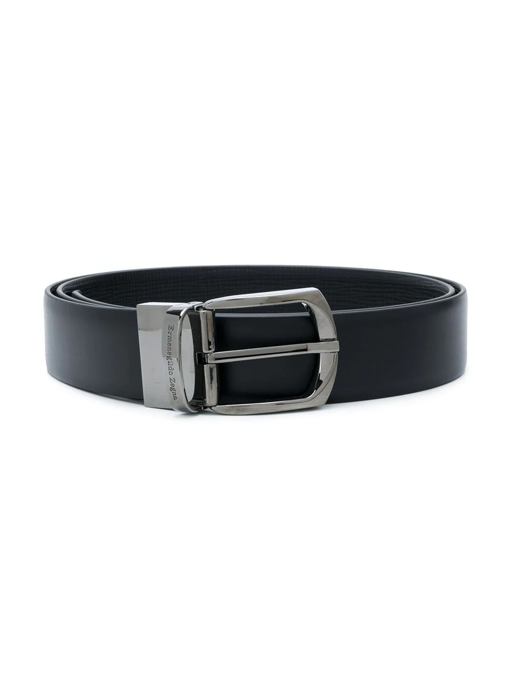 engraved logo buckle belt - 3