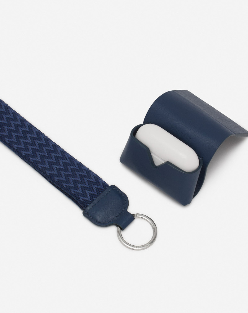 LANVIN SIGNATURE LEATHER CASE FOR AIRPODS PRO 4