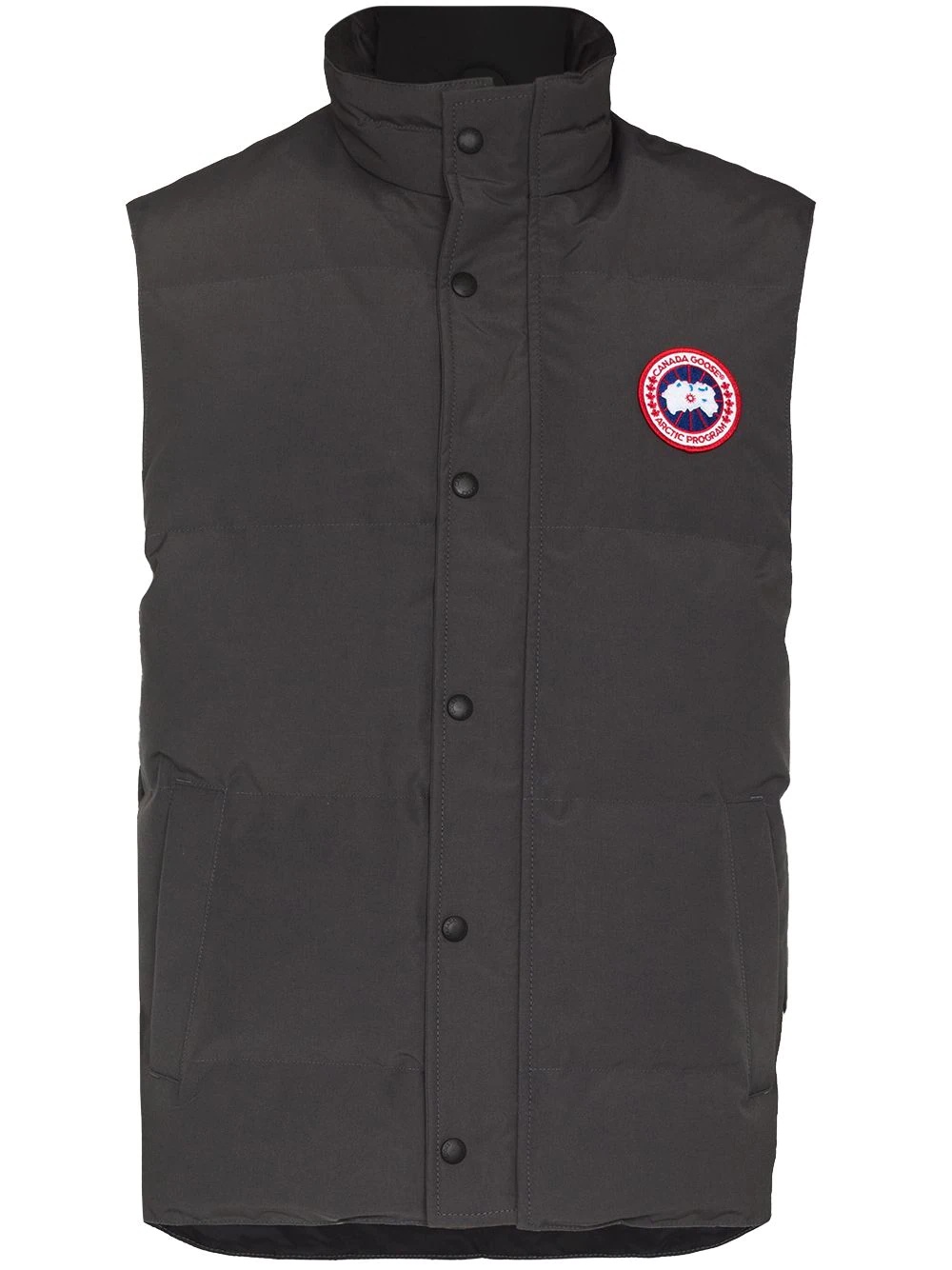 Garson logo-patch vest - 1