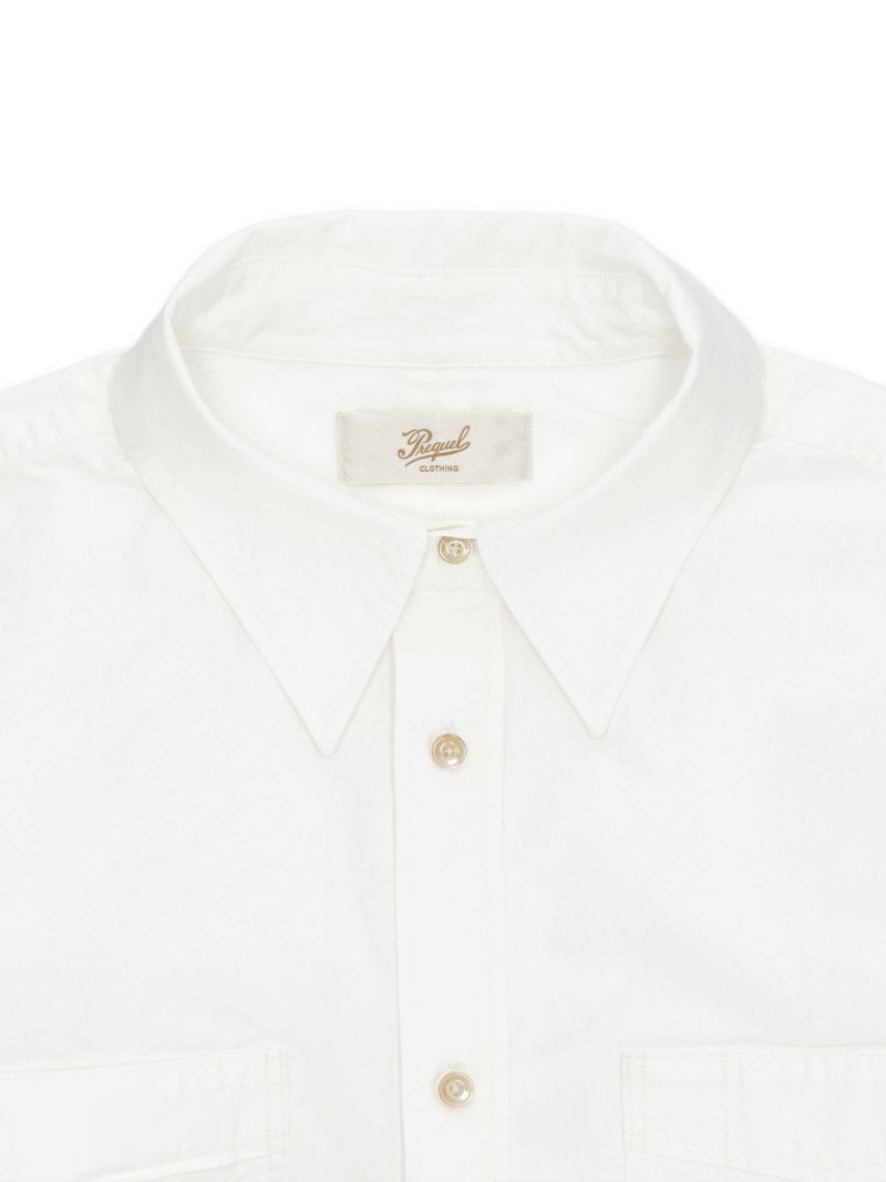 Prequel patch-pocket striped shirt 3