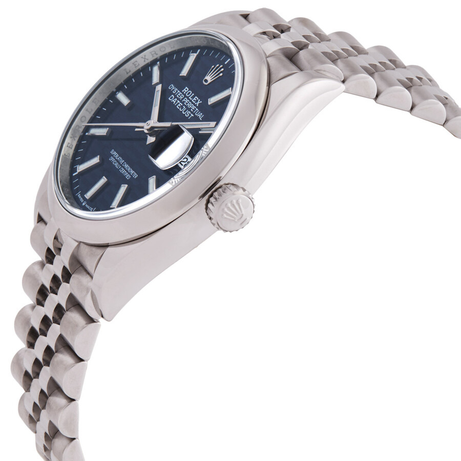 Rolex Datejust 36 Automatic Blue Dial Ladies Watch 126200BLFSJ - 2
