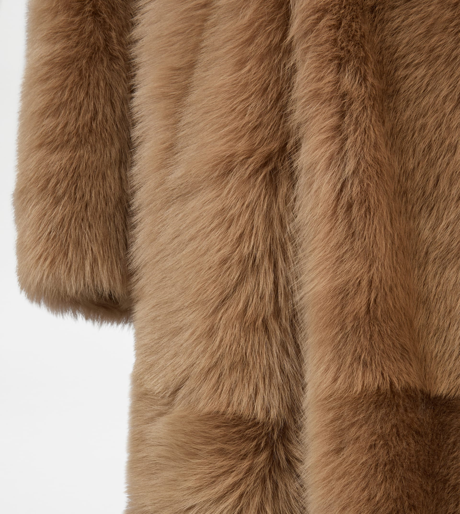 OVER COAT IN SHEARLING - BROWN - 8