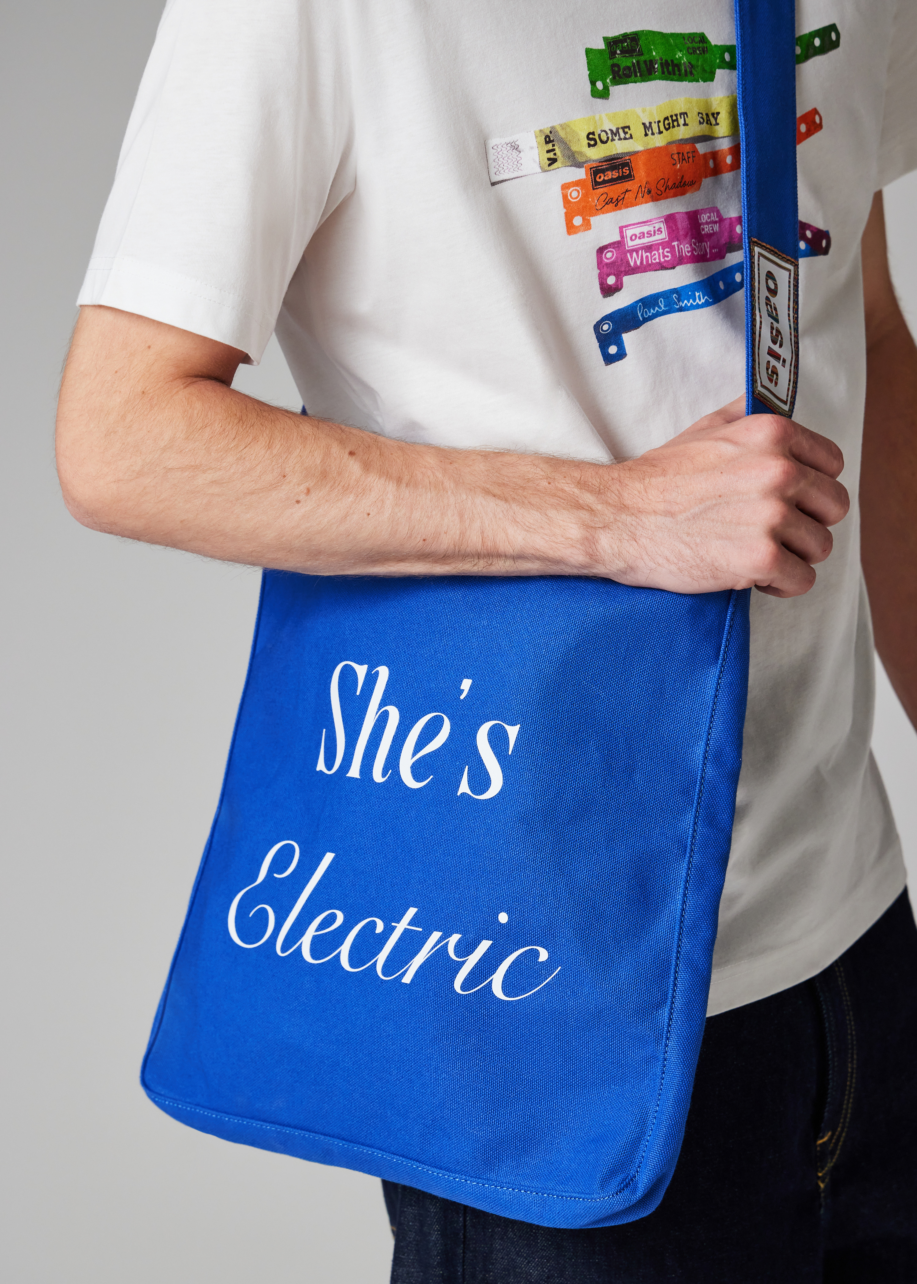 Paul Smith x Oasis - Blue She's Electric Tote Bag - 11