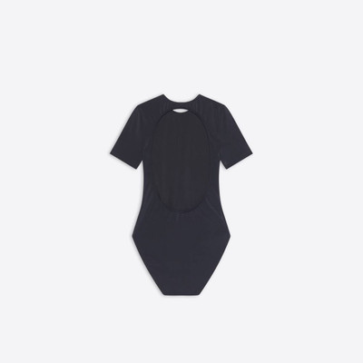 BALENCIAGA Women's Cities Paris Swimsuit  in Black outlook