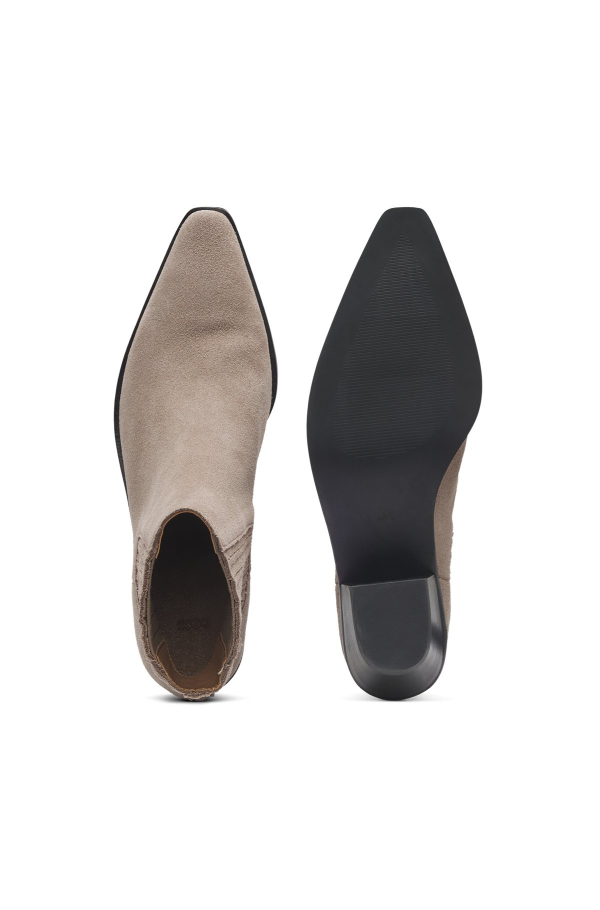 ANKLE BOOTS IN SUEDE WITH CUBAN HEEL - 5