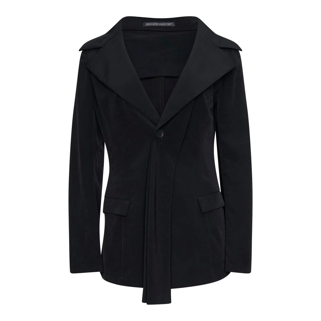 Stole Detail Single Jacket - 1