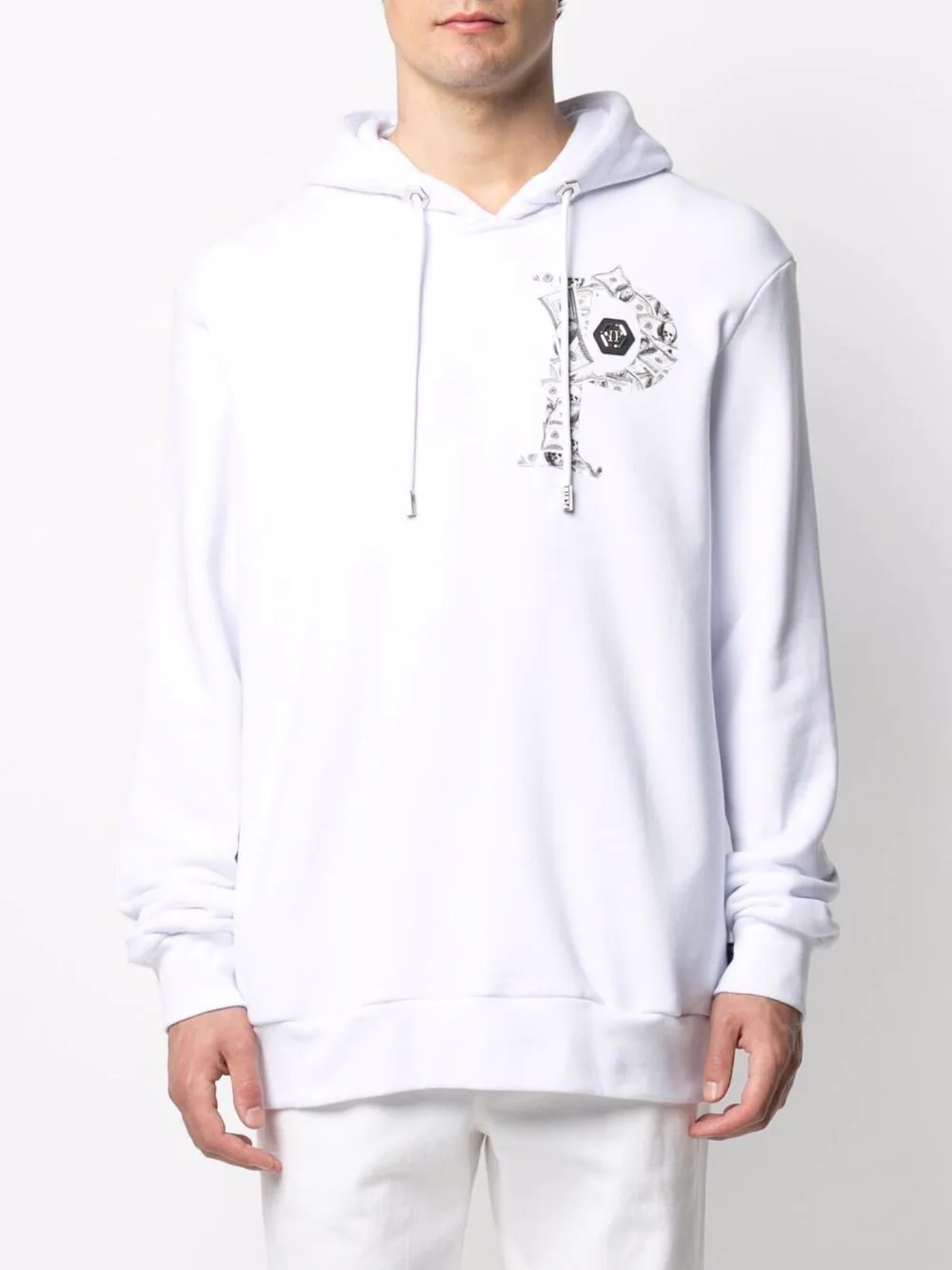 Money logo-print hoodie - 3