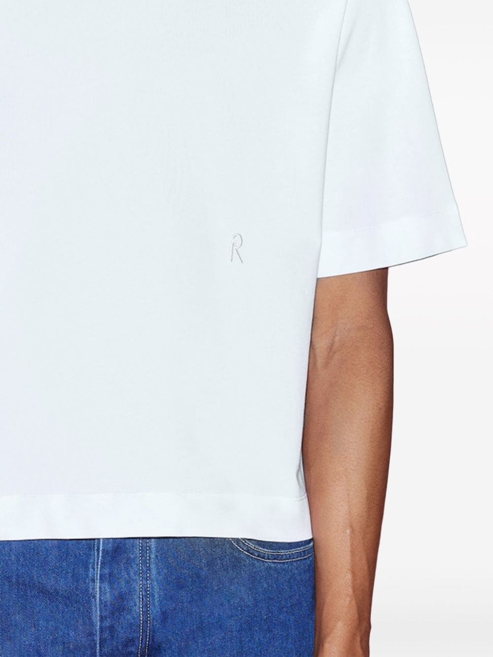 x Violet Getty cropped T-shirt - 6