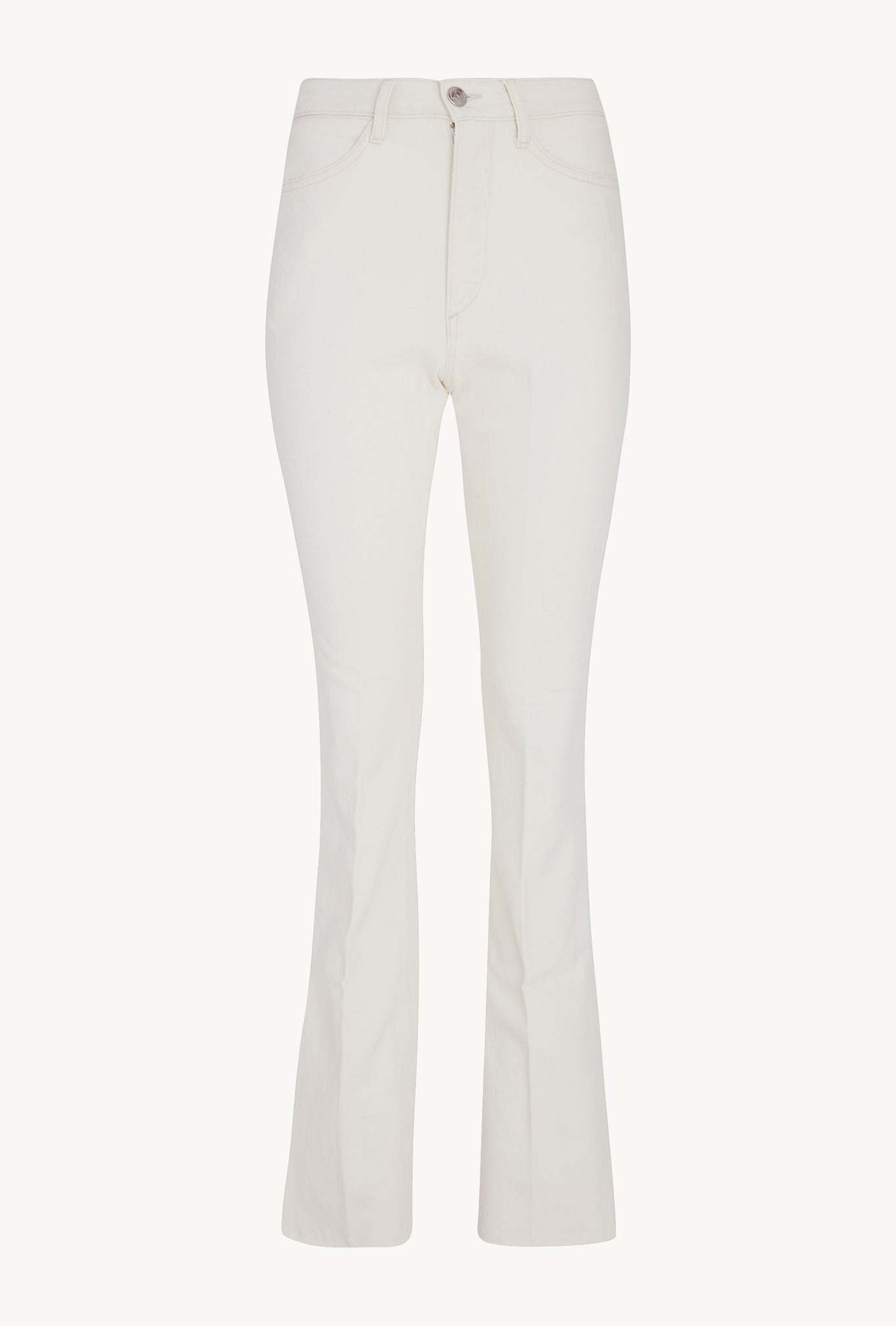 EARHART VINTAGE WHITE MICRO FLARE DENIM - 4
