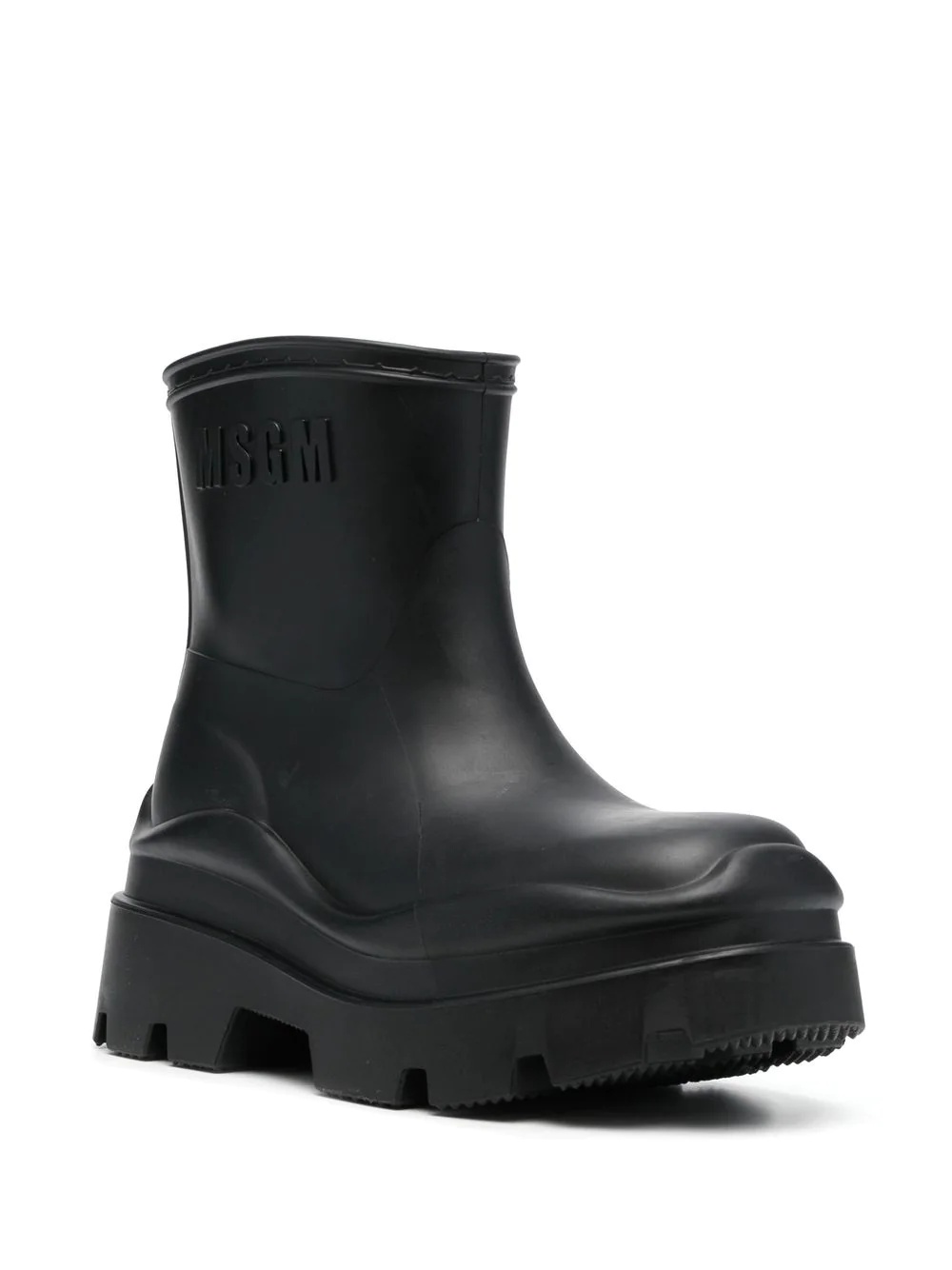 logo-embossed ankle boots - 2