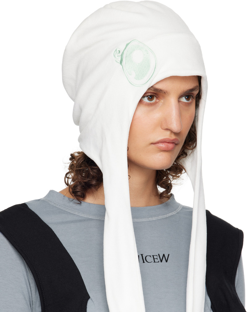 VeniceW White Flying Beanie outlook